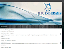 Tablet Screenshot of bluedreamsfishing.blogspot.com