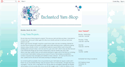 Desktop Screenshot of enchantedyarnandfiber.blogspot.com