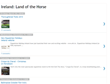 Tablet Screenshot of equestrianireland.blogspot.com