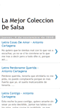 Mobile Screenshot of lamejorcolecciondesalsa.blogspot.com