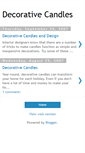 Mobile Screenshot of decorative-candles.blogspot.com