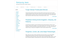 Desktop Screenshot of kampung-jawa.blogspot.com