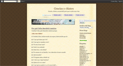 Desktop Screenshot of graciasychistes.blogspot.com