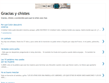 Tablet Screenshot of graciasychistes.blogspot.com