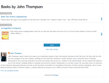 Tablet Screenshot of booksbyjohnthompson.blogspot.com