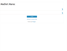 Tablet Screenshot of modartmaroc.blogspot.com
