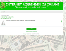 Tablet Screenshot of internettennasilparakazanilirdiyenler.blogspot.com