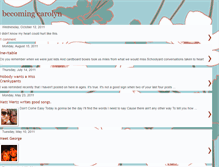 Tablet Screenshot of becomingcarolyn.blogspot.com