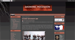 Desktop Screenshot of daemonicpossession.blogspot.com