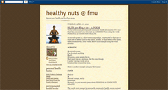 Desktop Screenshot of healthynutsfmu.blogspot.com