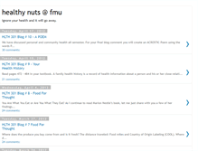 Tablet Screenshot of healthynutsfmu.blogspot.com