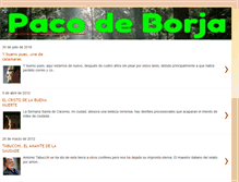 Tablet Screenshot of franciscodeborja.blogspot.com
