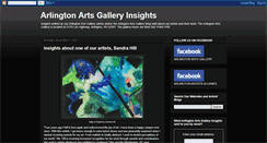 Desktop Screenshot of galleryinsights.blogspot.com
