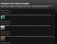 Tablet Screenshot of galleryinsights.blogspot.com
