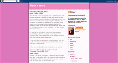 Desktop Screenshot of hanas-world.blogspot.com