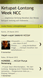 Mobile Screenshot of ncclontongweek.blogspot.com