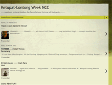 Tablet Screenshot of ncclontongweek.blogspot.com