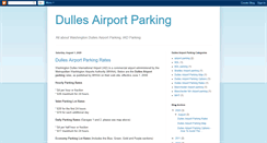 Desktop Screenshot of dulles-airport-parking.blogspot.com
