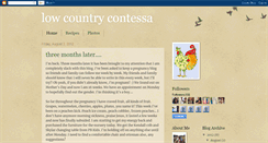 Desktop Screenshot of lowcountrycontessa.blogspot.com