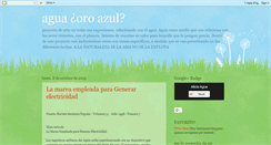 Desktop Screenshot of agualicia.blogspot.com