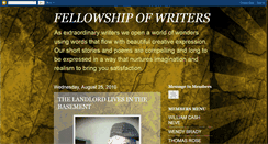 Desktop Screenshot of fellowshipofwriters.blogspot.com