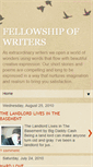 Mobile Screenshot of fellowshipofwriters.blogspot.com