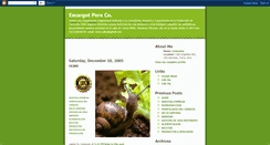 Desktop Screenshot of escargotperu.blogspot.com