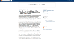 Desktop Screenshot of phthalatefree.blogspot.com
