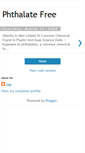 Mobile Screenshot of phthalatefree.blogspot.com