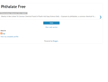 Tablet Screenshot of phthalatefree.blogspot.com