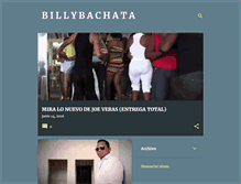 Tablet Screenshot of billybachata.blogspot.com