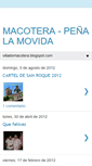 Mobile Screenshot of lamovidamacotera.blogspot.com
