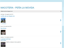 Tablet Screenshot of lamovidamacotera.blogspot.com