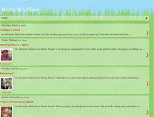 Tablet Screenshot of beckymsplace.blogspot.com