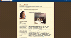 Desktop Screenshot of finishwellhomeschool.blogspot.com