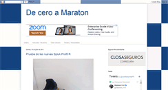 Desktop Screenshot of deceroamaraton.blogspot.com