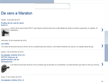 Tablet Screenshot of deceroamaraton.blogspot.com