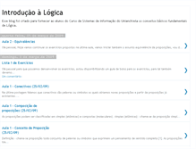 Tablet Screenshot of introducaologica.blogspot.com