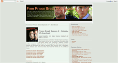 Desktop Screenshot of freeprisonbreak.blogspot.com