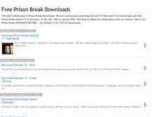 Tablet Screenshot of freeprisonbreak.blogspot.com