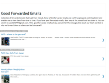 Tablet Screenshot of good-forwarded-emails.blogspot.com