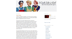 Desktop Screenshot of icooklikeagirl.blogspot.com