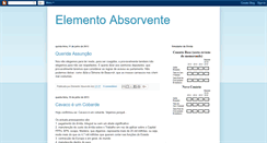 Desktop Screenshot of elementoabsorvente.blogspot.com
