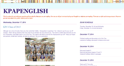 Desktop Screenshot of kpapenglish.blogspot.com