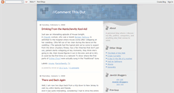 Desktop Screenshot of commentthisout.blogspot.com