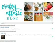 Tablet Screenshot of craftyaffaire.blogspot.com