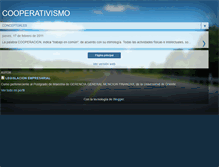 Tablet Screenshot of cooperativismo-legislacion-empresaria.blogspot.com