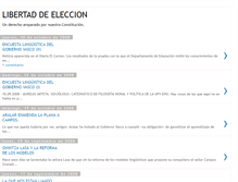 Tablet Screenshot of libertaddeeleccion.blogspot.com