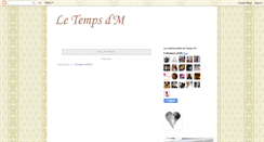 Desktop Screenshot of letempsdm.blogspot.com