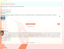 Tablet Screenshot of aferventheart.blogspot.com